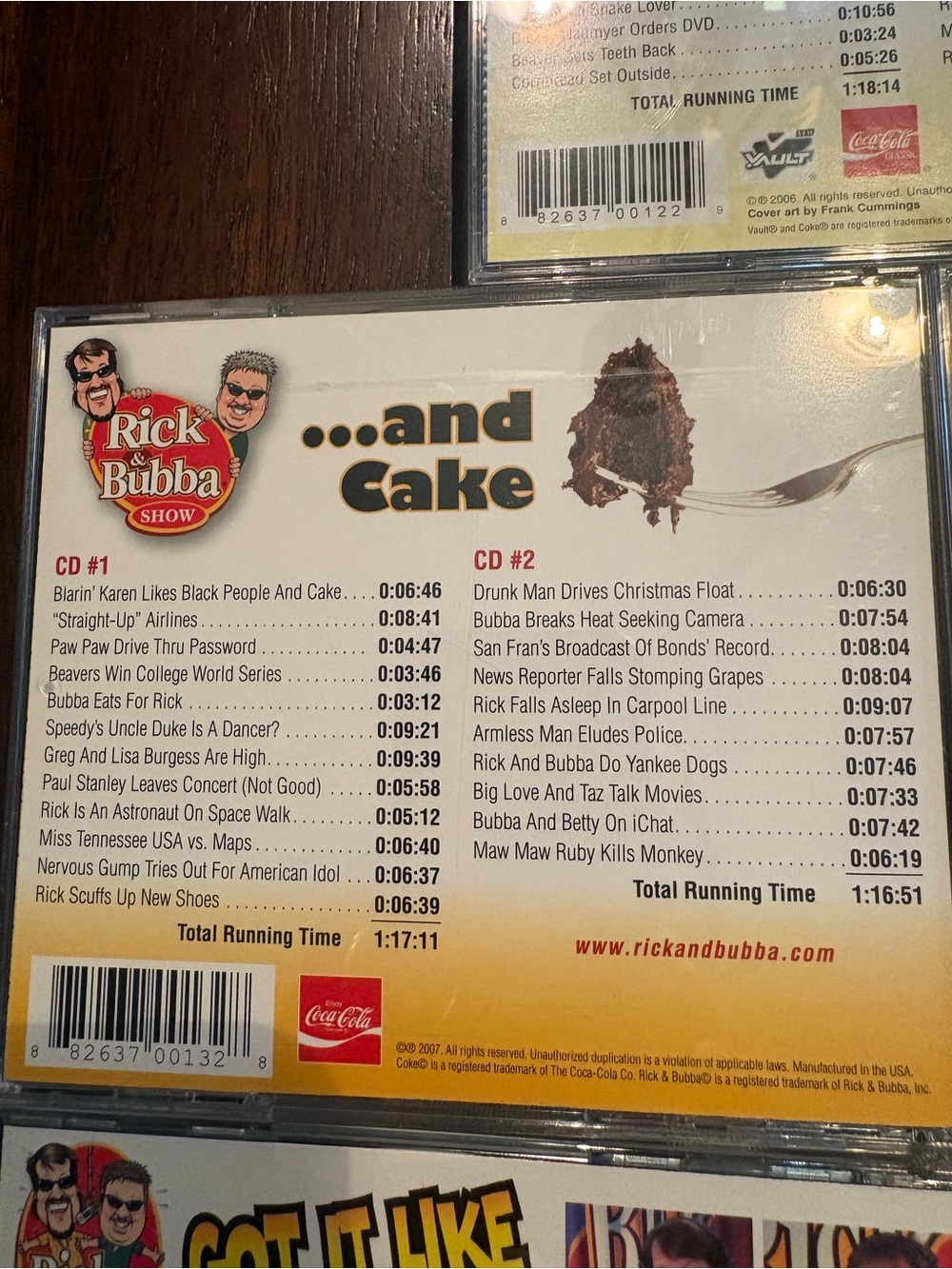 Rick & Bubba CD 2 Disc Bundle of 5 (10 CDs total) - Picture 4 of 7
